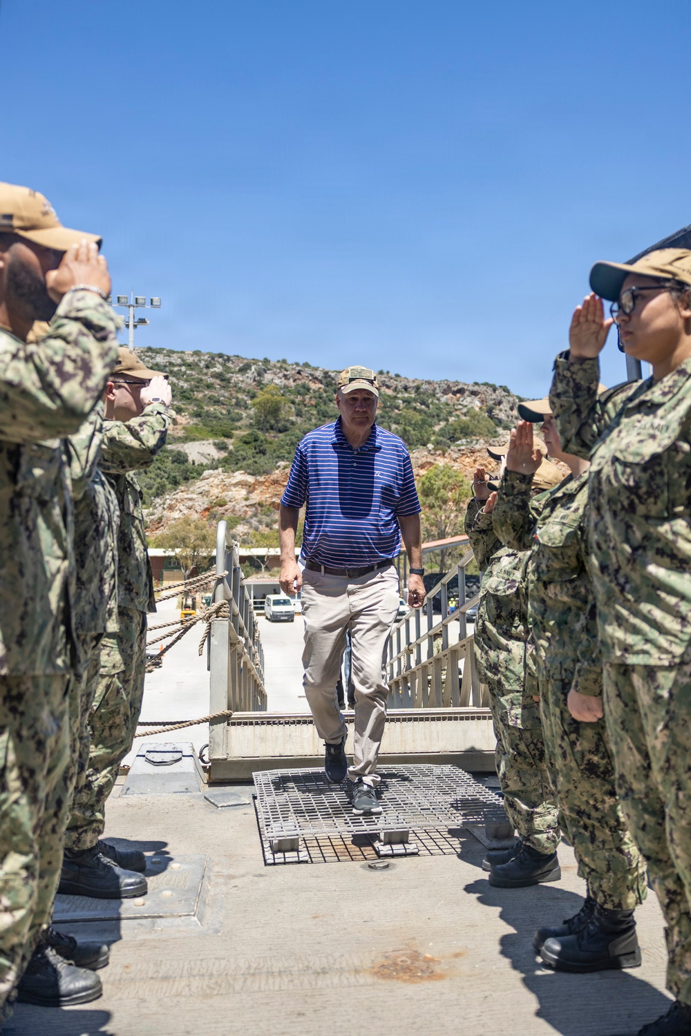 Congressional Delegation Aboard USS Roosevelt (DDG 80)