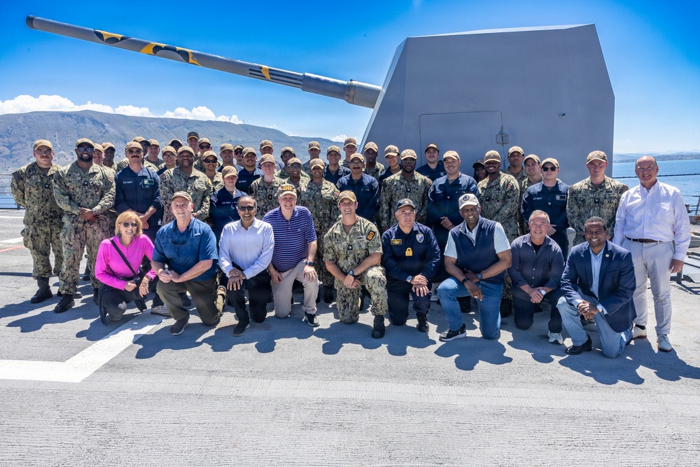 Congressional Delegation Aboard USS Roosevelt (DDG 80)