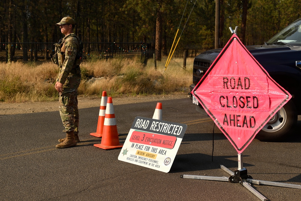 WA ANG supports Spokane wildfires
