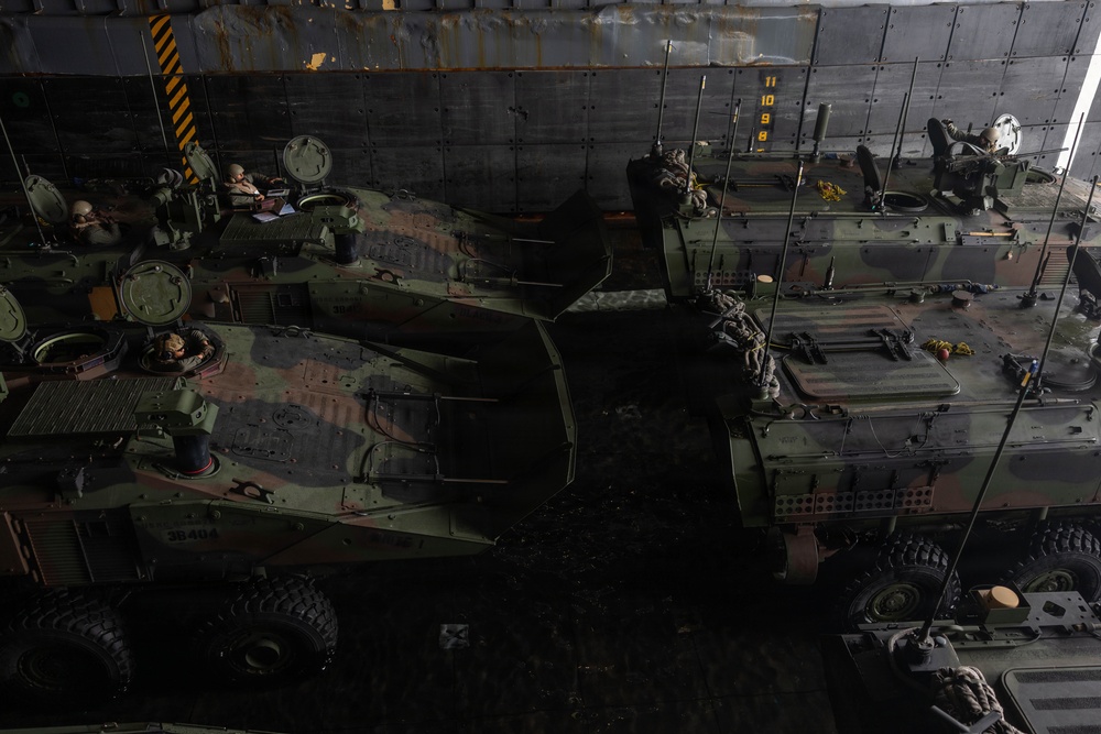 3rd AA Bn conduct amphibious training during QUART