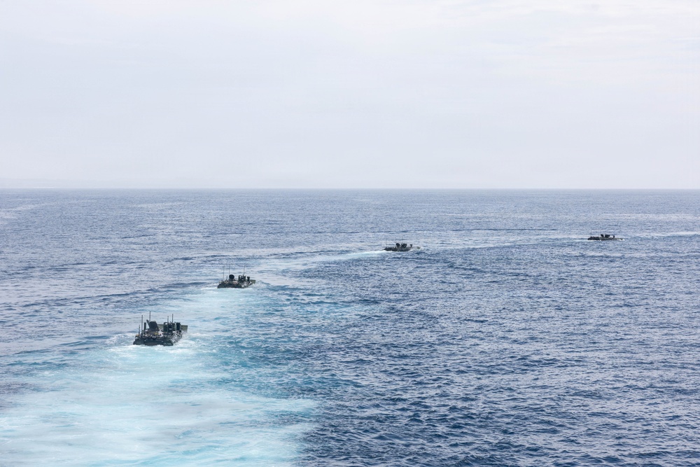 3rd AA Bn. conduct amphibious training during QUART