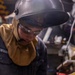 Cutting Metal In The Repair Shop