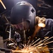 Cutting Metal In The Repair Shop