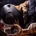 Cutting Metal In The Repair Shop