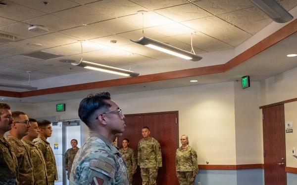 140th Wing mass re-enlistment ceremony