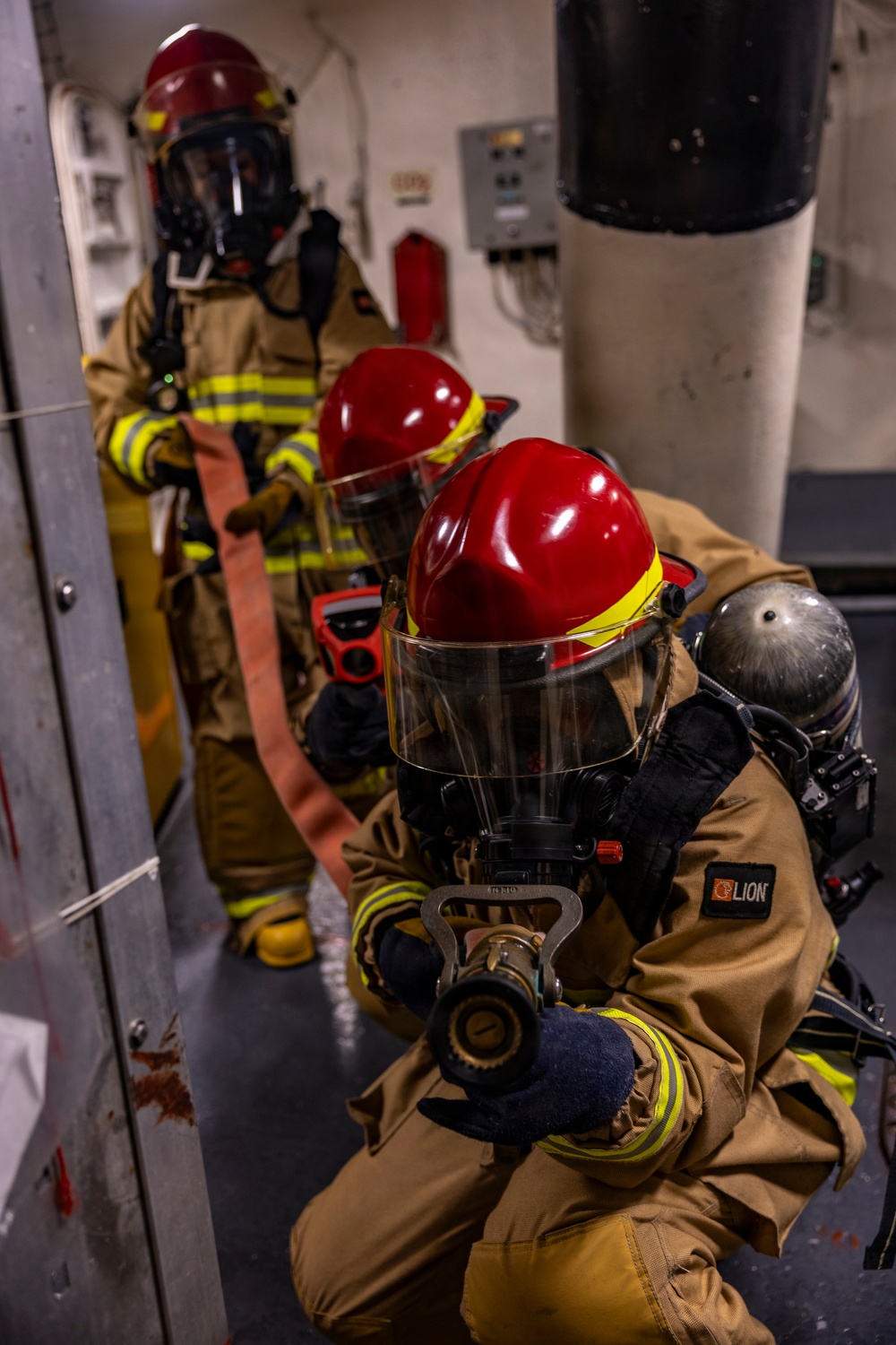 U.S. Navy Sailors Conduct DCTT Drill