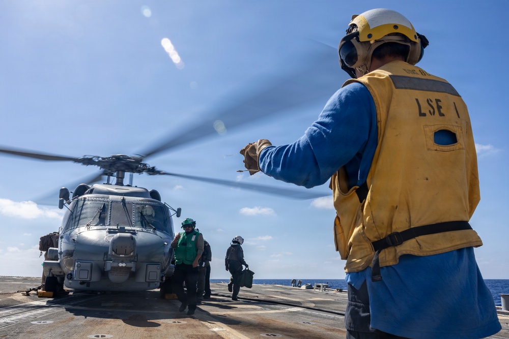 USS Roosevelt (DDG 80) Conducts Flight Quarters