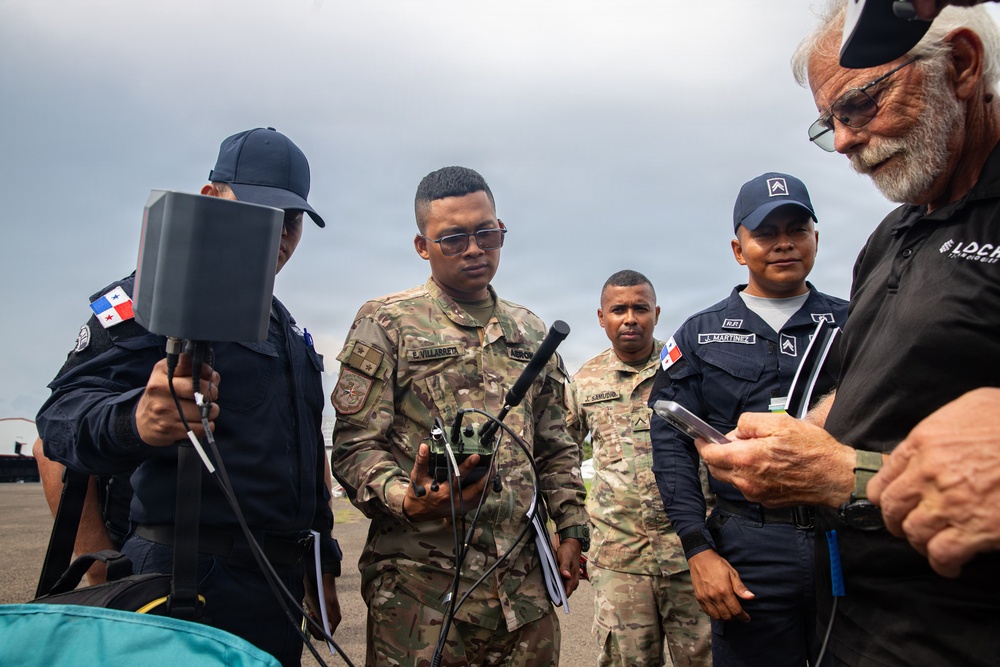 Counter-small unmanned aerial system training at PANAMAX 2026