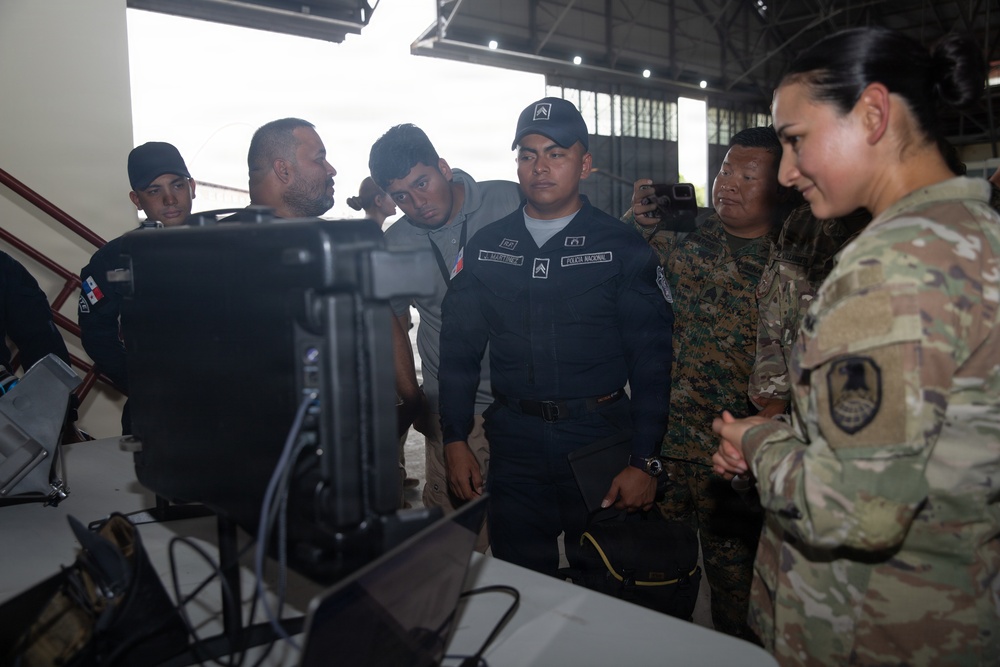 Counter-small unmanned aerial system training at PANAMAX 2026