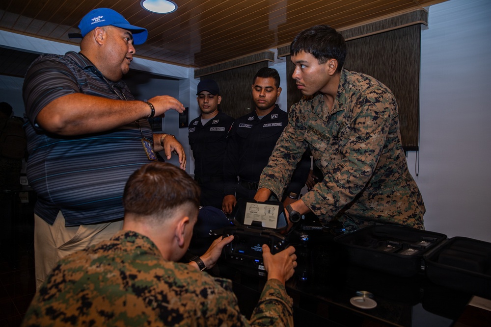 Counter-small unmanned aerial system training at PANAMAX 2026