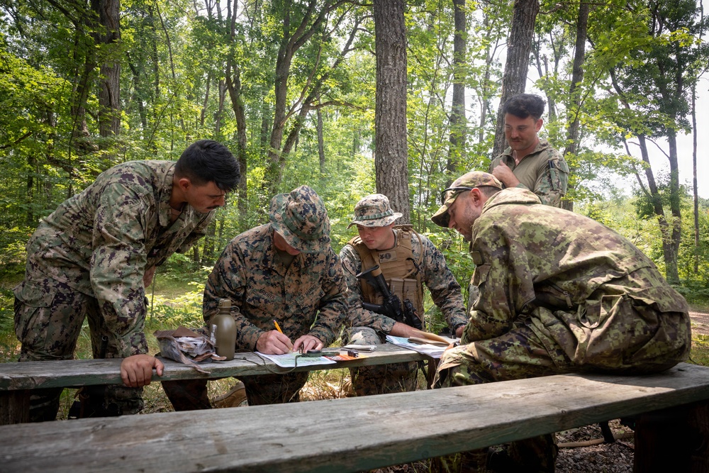 Northern Strike 26-2 | 4th Combat Readiness Regiment and multi-national countries conduct Land Navigation