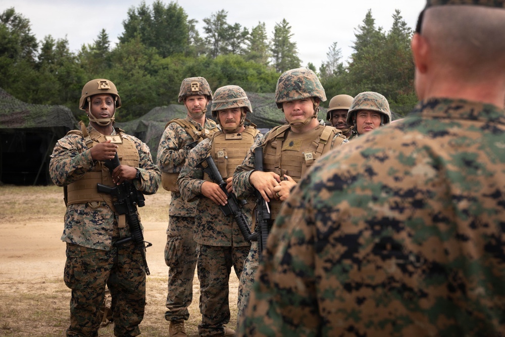 Northern Strike 26-2 | Command Senior Enlisted Leader of 4th Marine Logistics Group visits 4th Combat Readiness Regiment