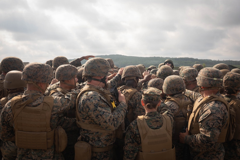 Northern Strike 26-2 | Command Senior Enlisted Leader of 4th Marine Logistics Group visits 4th Combat Readiness Regiment