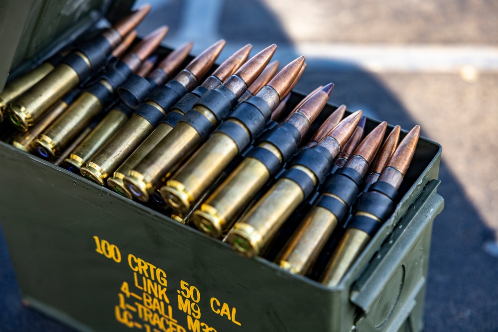 Crew Served Weapons Shoot Aboard USS Roosevelt (DDG 80)