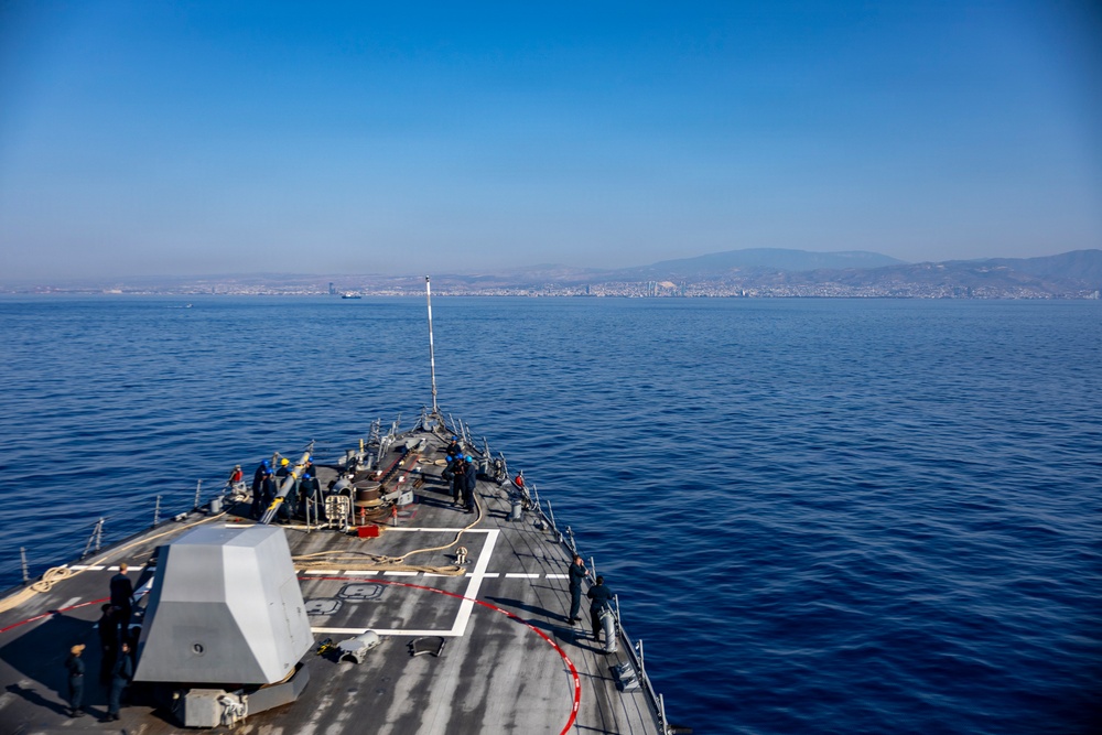 USS Roosevelt (DDG 80) Makes Port in Limassol