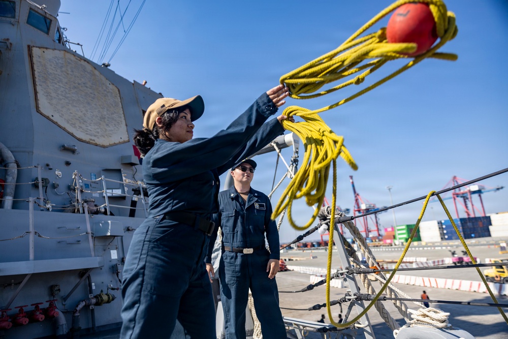 USS Roosevelt (DDG 80) Makes Port in Limassol