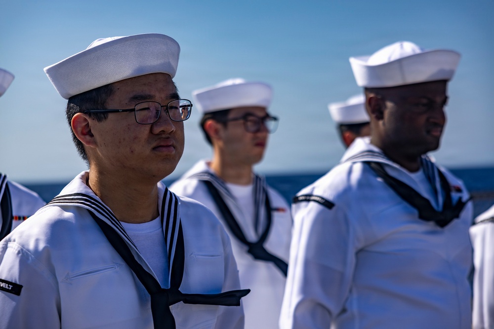 Division In The Spotlight: Dress Whites Inspection