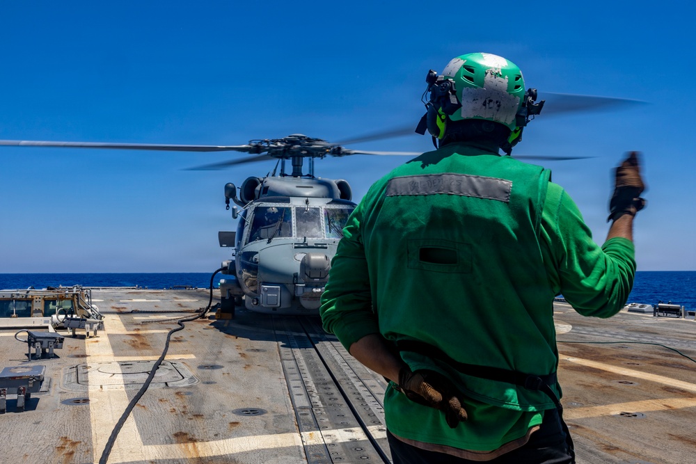 Flight Quarters With (HSM) 79 Aboard USS Roosevelt (DDG 80)