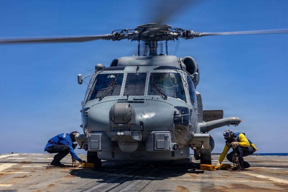 Flight Quarters With (HSM) 79 Aboard USS Roosevelt (DDG 80)