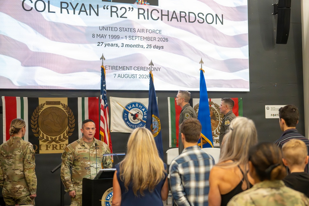 124th Fighter Wing Commander Col. Richardson Retires