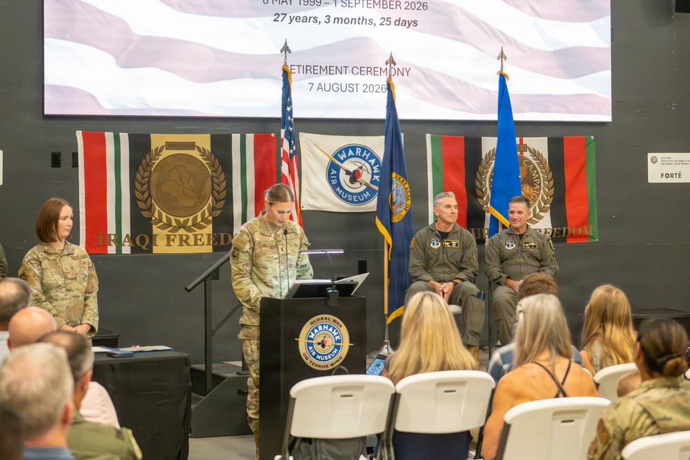 124th Fighter Wing Commander Col. Richardson Retires