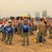 Oregon Air National Guard hand crews battle Grasshopper Fire