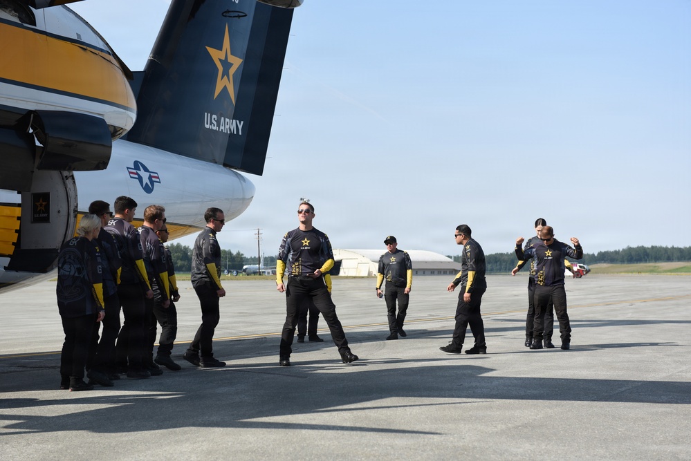 Golden Knights Media Flight Arctic Thunder Open House 2026