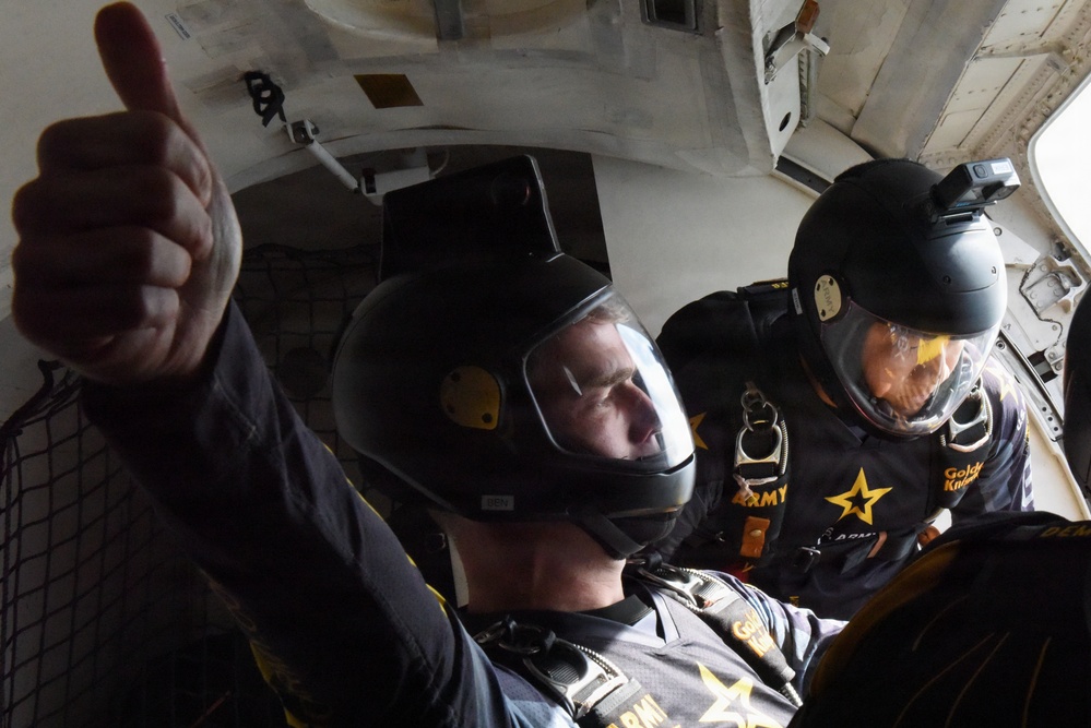 Golden Knights Media Flight Arctic Thunder Open House 2026