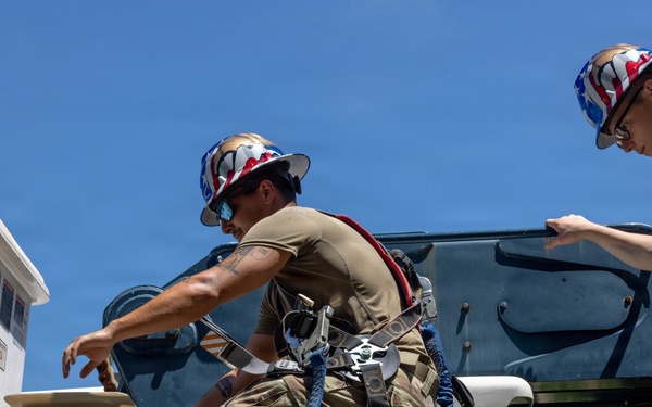 MWSS-171 Marines Partner with Airmen to Maintain Base Infrastructure