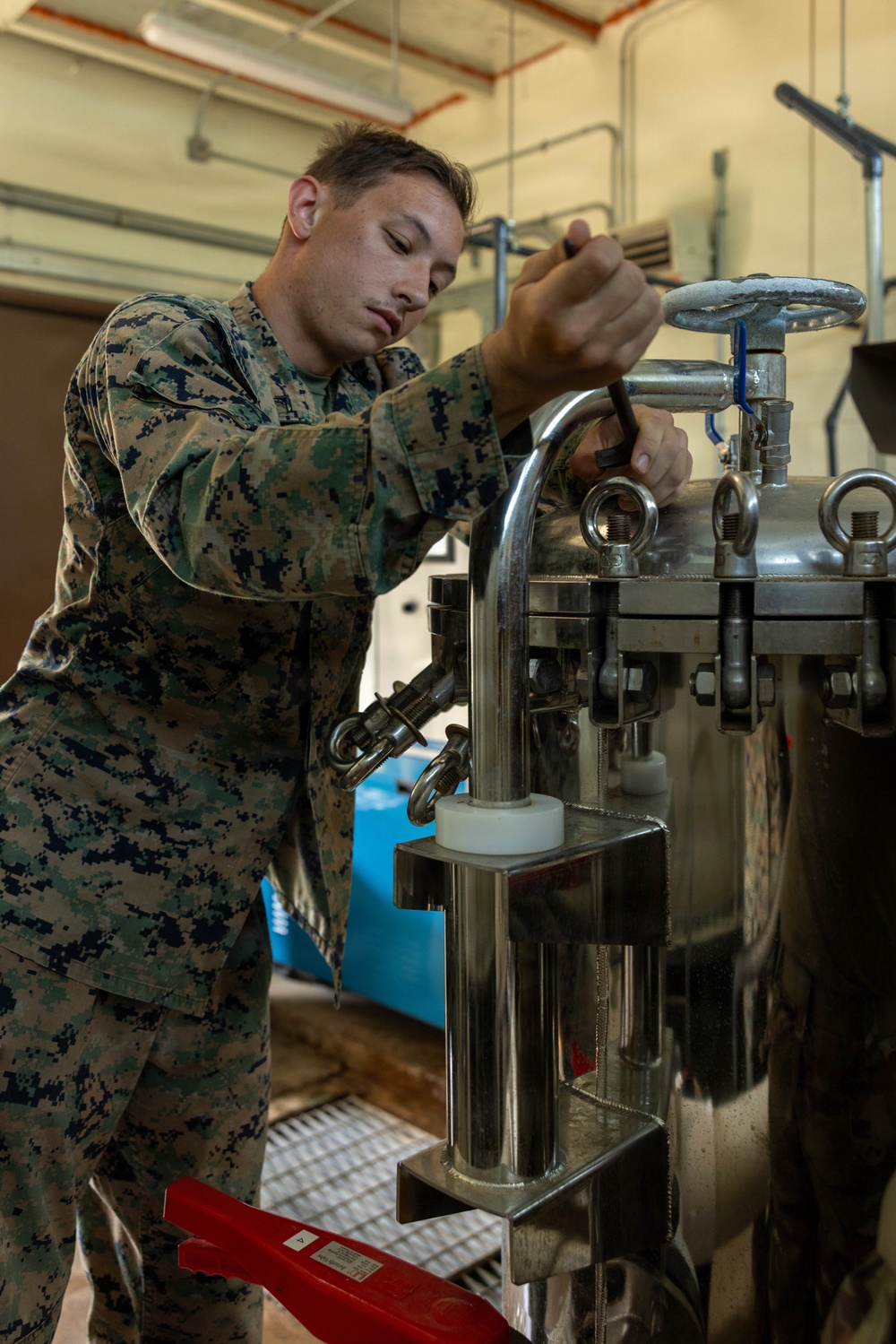 MWSS-171 Marines Partner with Airmen to Maintain Base Infrastructure