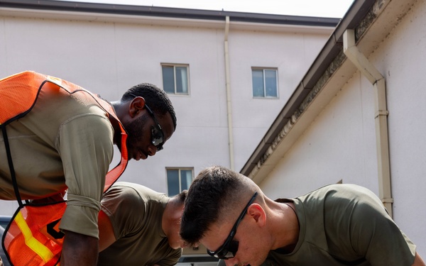 MWSS-171 Marines Partner with Airmen to Maintain Base Infrastructure