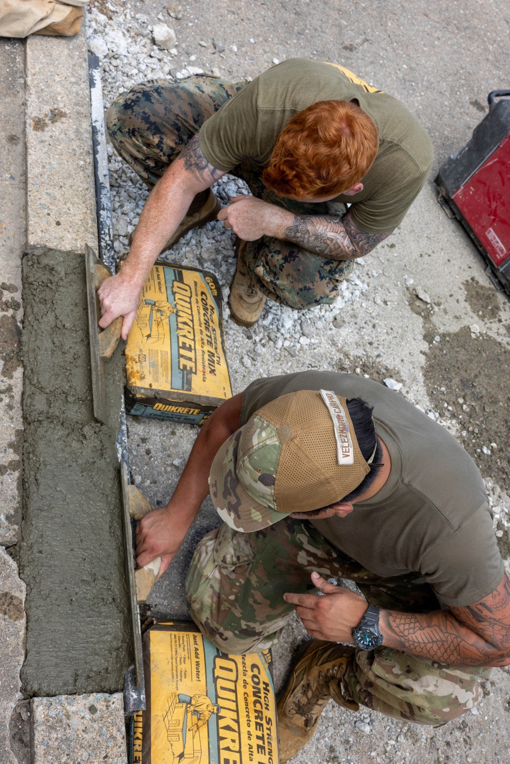 MWSS-171 Marines Partner with Airmen to Maintain Base Infrastructure