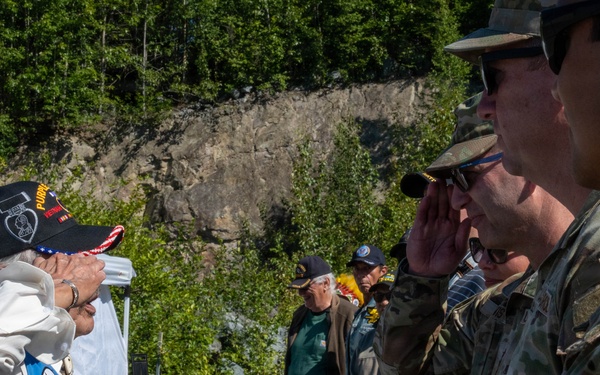 JBER senior leaders attend the Native Village of Eklutna powwow