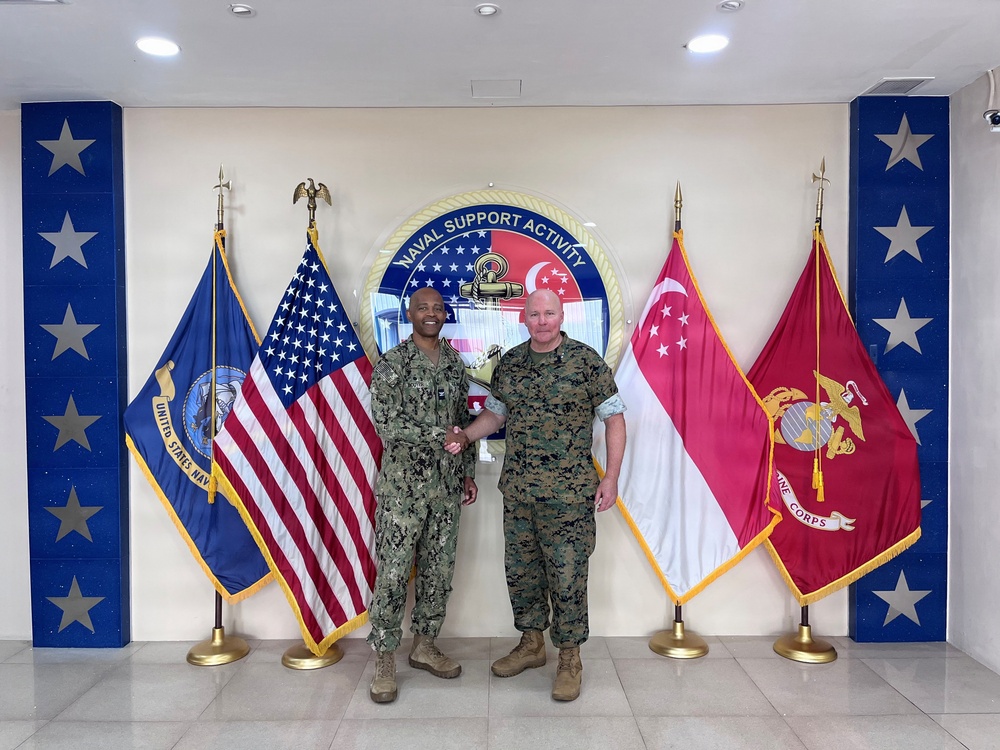 Maj. Gen. David J. Bligh Visits Singapore