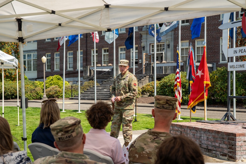 Bayonet with Honors Ceremony: Col. Andrew Knight and Col. Charles Kean