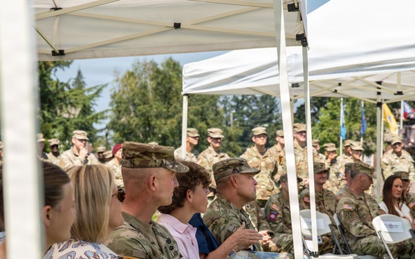 Bayonet with Honors Ceremony: Col. Andrew Knight and Col. Charles Kean