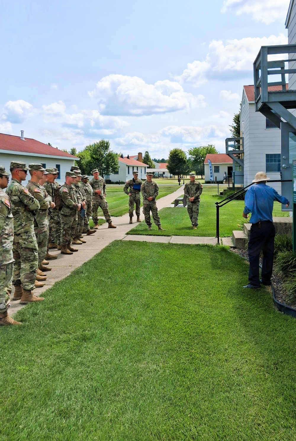 2nd, 411th Logistics Support Battalion connects past, present during Fort McCoy Commemorative Area staff ride