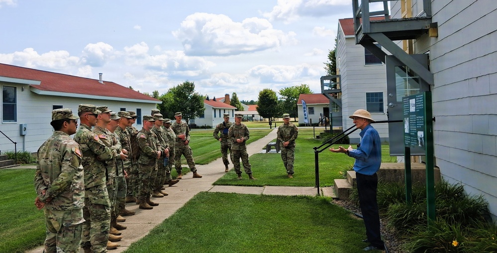 2nd, 411th Logistics Support Battalion connects past, present during Fort McCoy Commemorative Area staff ride