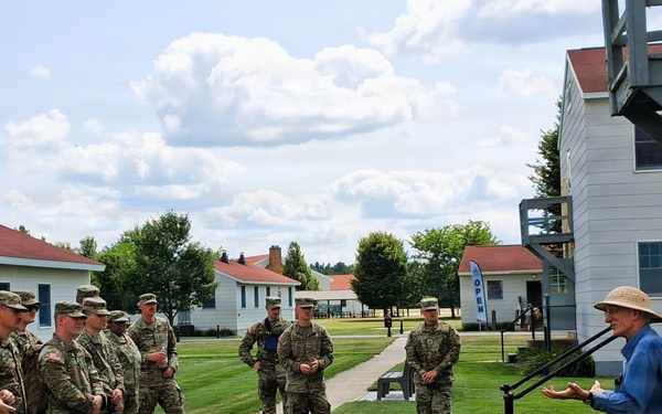 2nd, 411th Logistics Support Battalion connects past, present during Fort McCoy Commemorative Area staff ride