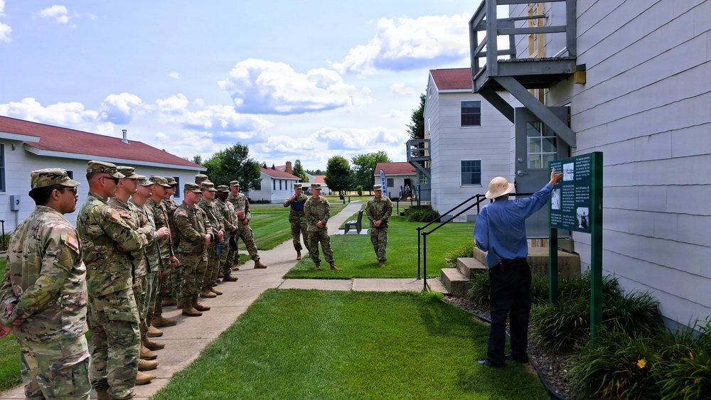 2nd, 411th Logistics Support Battalion connects past, present during Fort McCoy Commemorative Area staff ride
