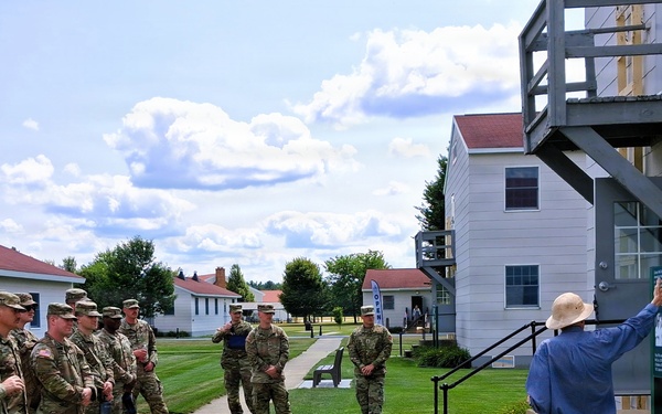 2nd, 411th Logistics Support Battalion connects past, present during Fort McCoy Commemorative Area staff ride