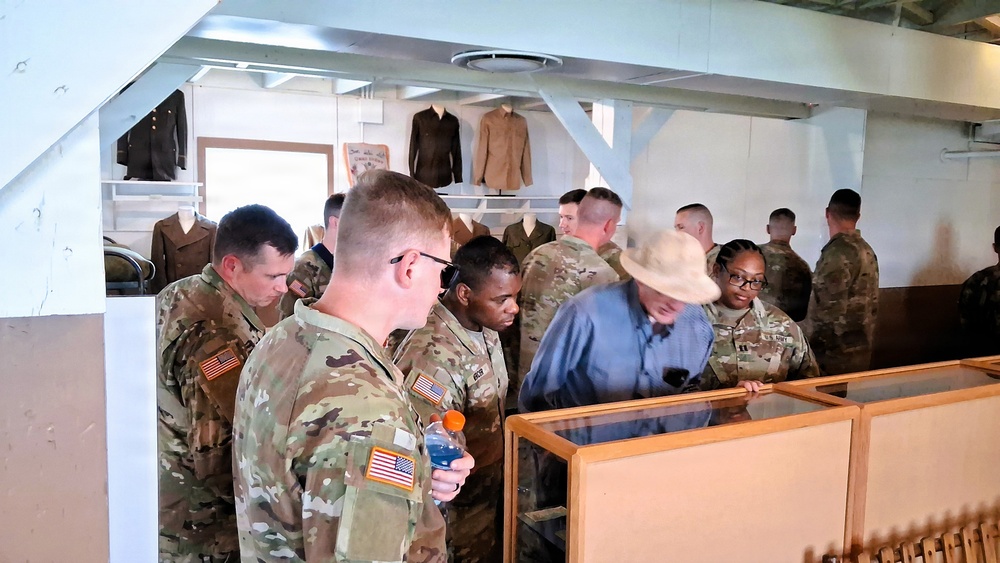 2nd, 411th Logistics Support Battalion connects past, present during Fort McCoy Commemorative Area staff ride