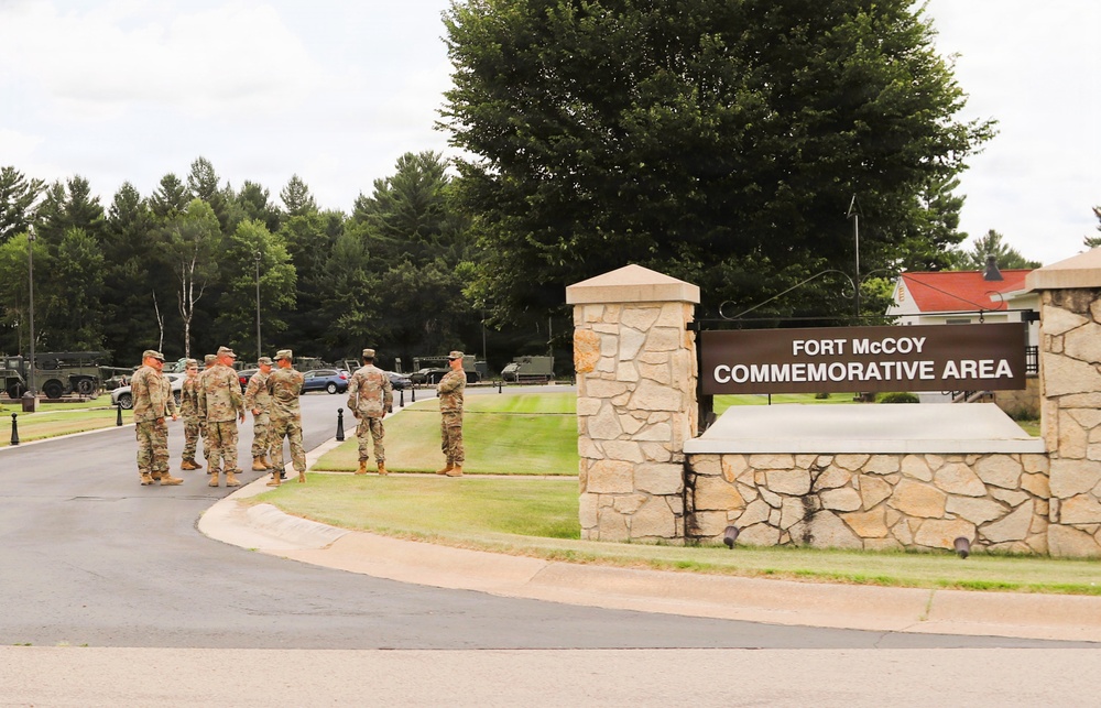 2nd, 411th Logistics Support Battalion connects past, present during Fort McCoy Commemorative Area staff ride