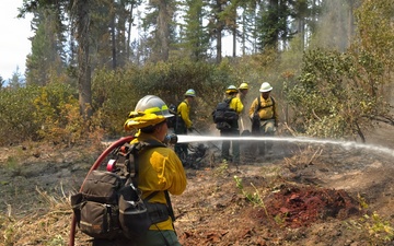 WAANG supports firefighting operations at Little Giant Fire