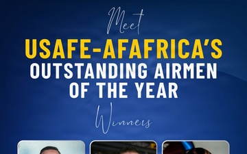 USAFE-AFAFRICA celebrates three Outstanding Airmen of the Year winners