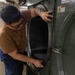 Abraham Lincoln Conducts Maintenance