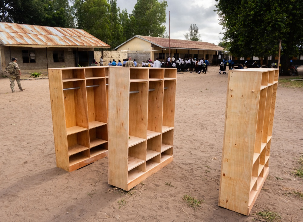 U.S. Soldiers, Airmen and Kenya Defense Forces Support Local Community