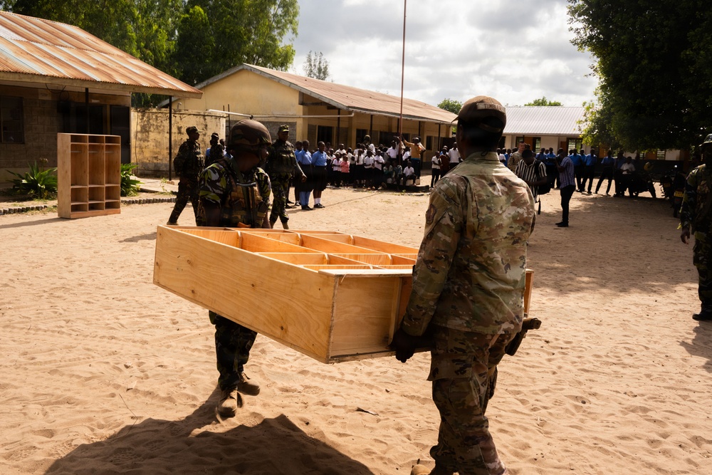 U.S. Soldiers, Airmen and Kenya Defense Forces Support Local Community