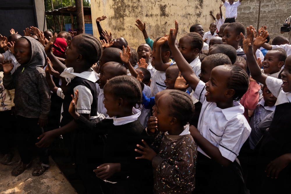 U.S. Soldiers, Airmen and Kenya Defense Forces Support Local Community