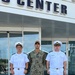U.S Navy Lt. Jaramillo poses with Members of the Bulgarian Navy